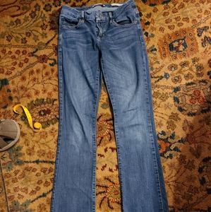 Guess Jeans Los Angeles women tailored mini boot sz 27 regular